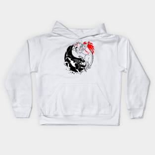 Yin Yang Wolves Kids Hoodie